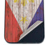 Philippines Flag Dark Wood iPhone 12 Mini Skin