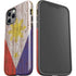 Philippines Flag Dark Wood iPhone 12 Pro Impact Case