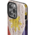 Philippines Flag Dark Wood iPhone 15 Pro Impact Case