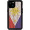 Philippines Flag Dark Wood iPhone 15 Plus Waterproof Case