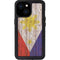 Philippines Flag Dark Wood iPhone 15 Waterproof Case