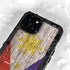 Philippines Flag Dark Wood iPhone 15 Waterproof Case