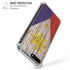 Philippines Flag Dark Wood iPhone 7/8 Plus Clear Case