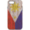 Philippines Flag Dark Wood iPhone 8 Pro Case