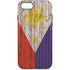 Philippines Flag Dark Wood iPhone 8 Pro Case