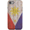 Philippines Flag Dark Wood iPhone SE (2nd & 3rd Gen) Pro Case