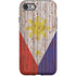 Philippines Flag Dark Wood iPhone SE (2nd & 3rd Gen) Pro Case