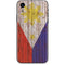 Philippines Flag Dark Wood iPhone XR Skin