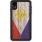 Philippines Flag Dark Wood iPhone XR Waterproof Case