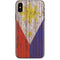 Philippines Flag Dark Wood iPhone XS Skin