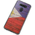 Philippines Flag Dark Wood LG K51/Q51 Clear Case