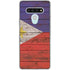 Philippines Flag Dark Wood LG Stylo 6 Clear Case