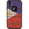 Philippines Flag Dark Wood LifeProof Fre iPhone Skin