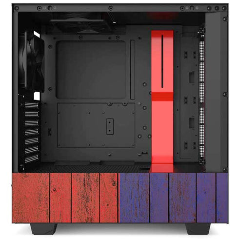 Philippines Flag Dark Wood NZXT H510 Compact ATX Mid-Tower Case Skin