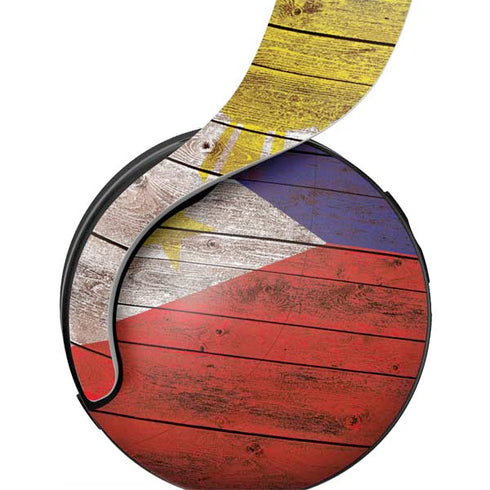 Philippines Flag Dark Wood PULSE 3D Wireless Headset for PS5 Skin