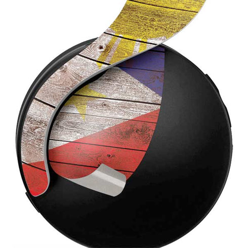 Philippines Flag Dark Wood PULSE 3D Wireless Headset for PS5 Skin