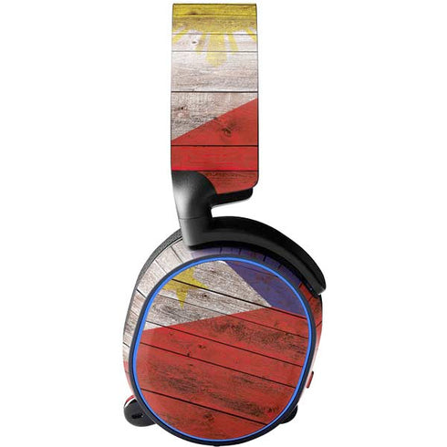 Philippines Flag Dark Wood SteelSeries Arctis 5 Skin