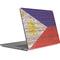 Philippines Flag Dark Wood Surface Laptop Studio Skin