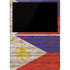 Philippines Flag Dark Wood Surface Pro 7 Skin