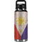 Philippines Flag Dark Wood YETI Rambler 36oz Bottle Skin