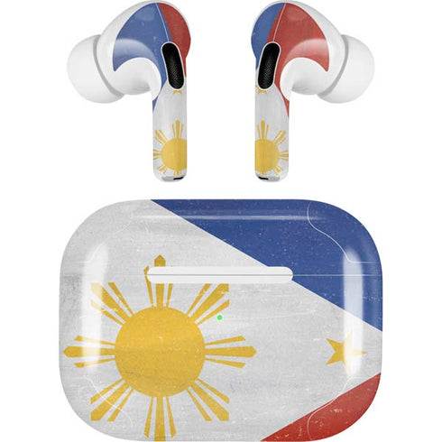 Philippines Flag Distressed AirPods Pro 2nd Gen Skin