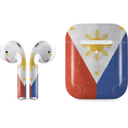 Philippines Flag Distressed Apple AirPods 2 Skin