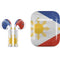 Philippines Flag Distressed Apple AirPods Skin