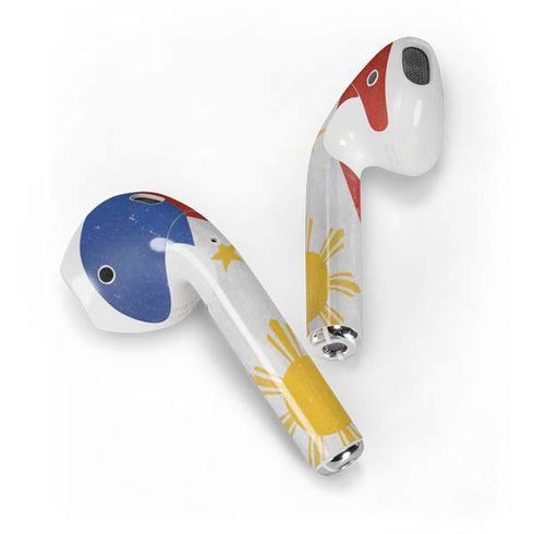 Philippines Flag Distressed Apple AirPods Skin