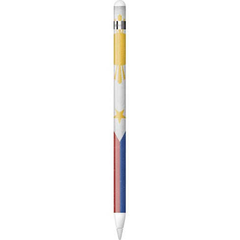 Philippines Flag Distressed Apple Pencil (1st Gen, 2017) Skin