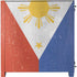 Philippines Flag Distressed Corsair 4000D Tempered Glass Mid-Tower ATX Case Skin