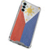 Philippines Flag Distressed Galaxy A13 5G Clear Case