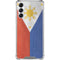 Philippines Flag Distressed Galaxy A14 5G Clear Case
