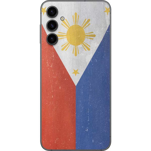 Philippines Flag Distressed Galaxy A14 5G Skin