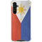 Philippines Flag Distressed Galaxy A54 5G Clear Case