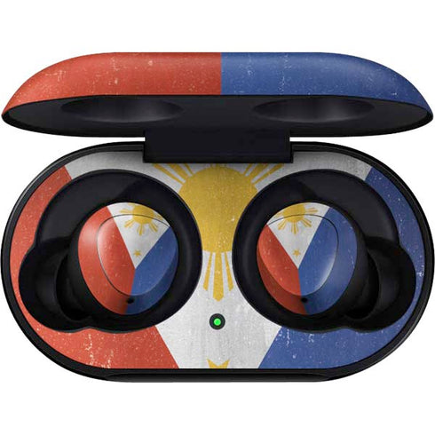 Philippines Flag Distressed Galaxy Buds Skin