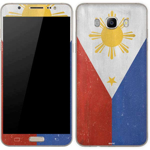 Philippines Flag Distressed Galaxy J7 Skin