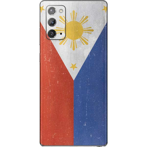 Philippines Flag Distressed Galaxy Note20 5G Skin