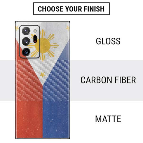 Philippines Flag Distressed Galaxy Note20 Ultra 5G Skin