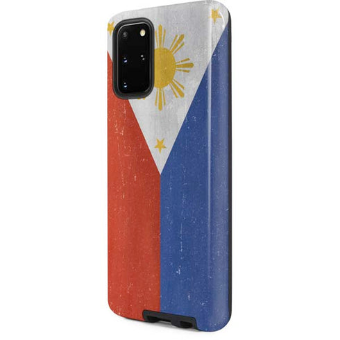 Philippines Flag Distressed Galaxy S20 Plus Pro Case