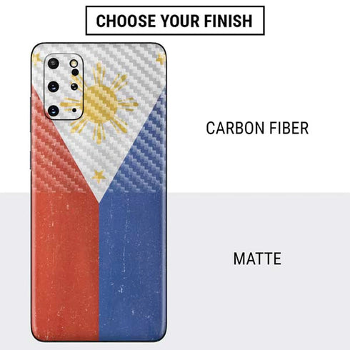 Philippines Flag Distressed Galaxy S20 Plus Skin