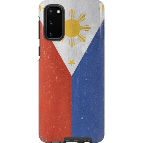 Philippines Flag Distressed Galaxy S20 Pro Case