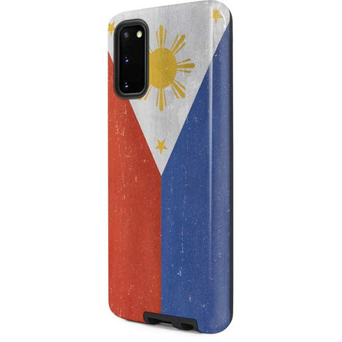 Philippines Flag Distressed Galaxy S20 Pro Case