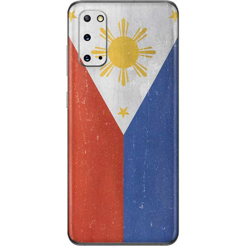 Philippines Flag Distressed Galaxy S20 Skin