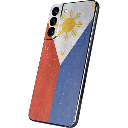 Philippines Flag Distressed Galaxy S22 Plus Skin