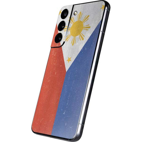 Philippines Flag Distressed Galaxy S22 Skin