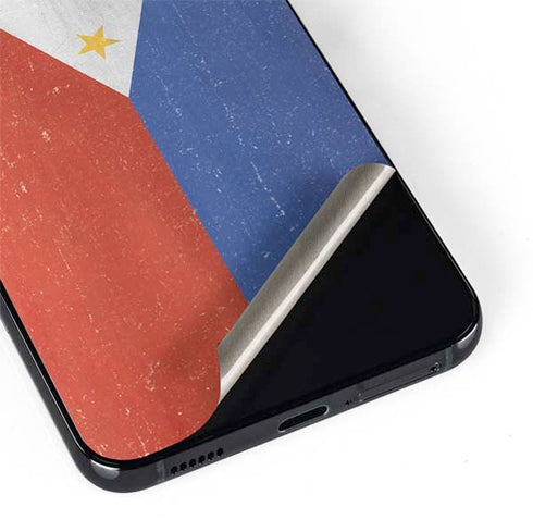 Philippines Flag Distressed Galaxy S22 Skin