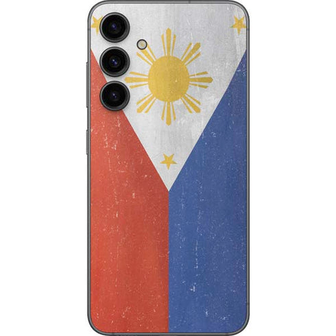 Philippines Flag Distressed Galaxy S23 FE Skin