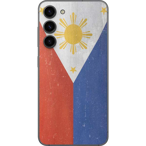 Philippines Flag Distressed Galaxy S23 Plus Skin