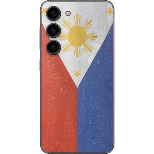 Philippines Flag Distressed Galaxy S23 Skin