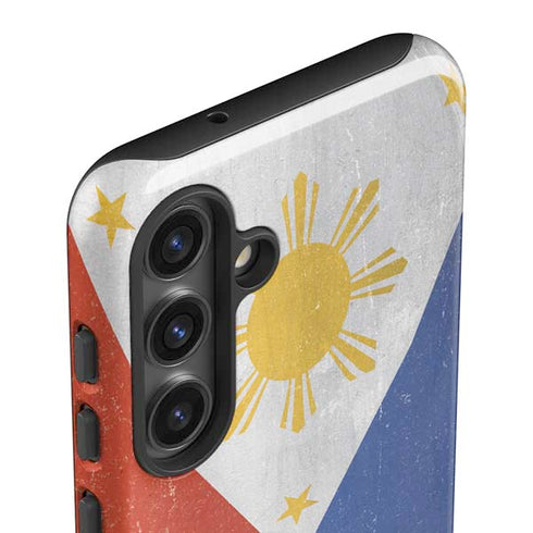 Philippines Flag Distressed Galaxy S24 Impact Case